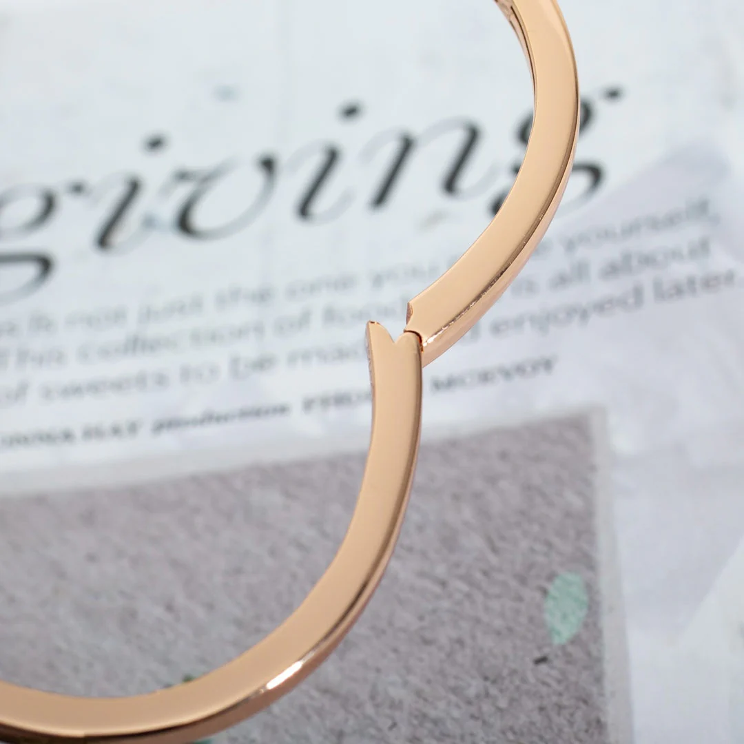 [BV]DREAM BRACELET OPEN PINK GOLD MOP DIAMOND