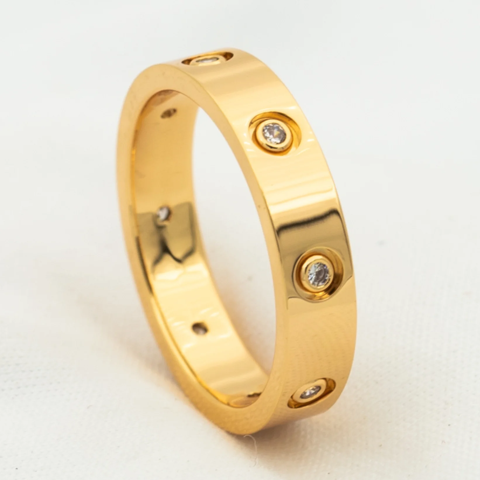 [CT]LOVE RING 3.6MM 8 DIAMONDS