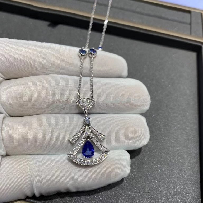 [BV]DREAM NECKLACE AGATE DIAMOND SILVER
