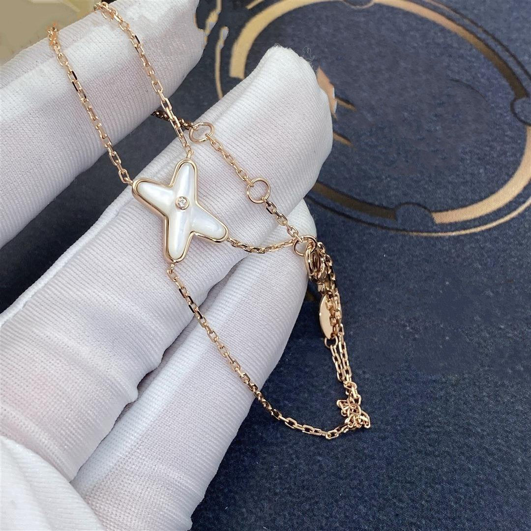 [CH]JEUX BRACELET WHITE MOP PINK GOLD 1 DIAMOND