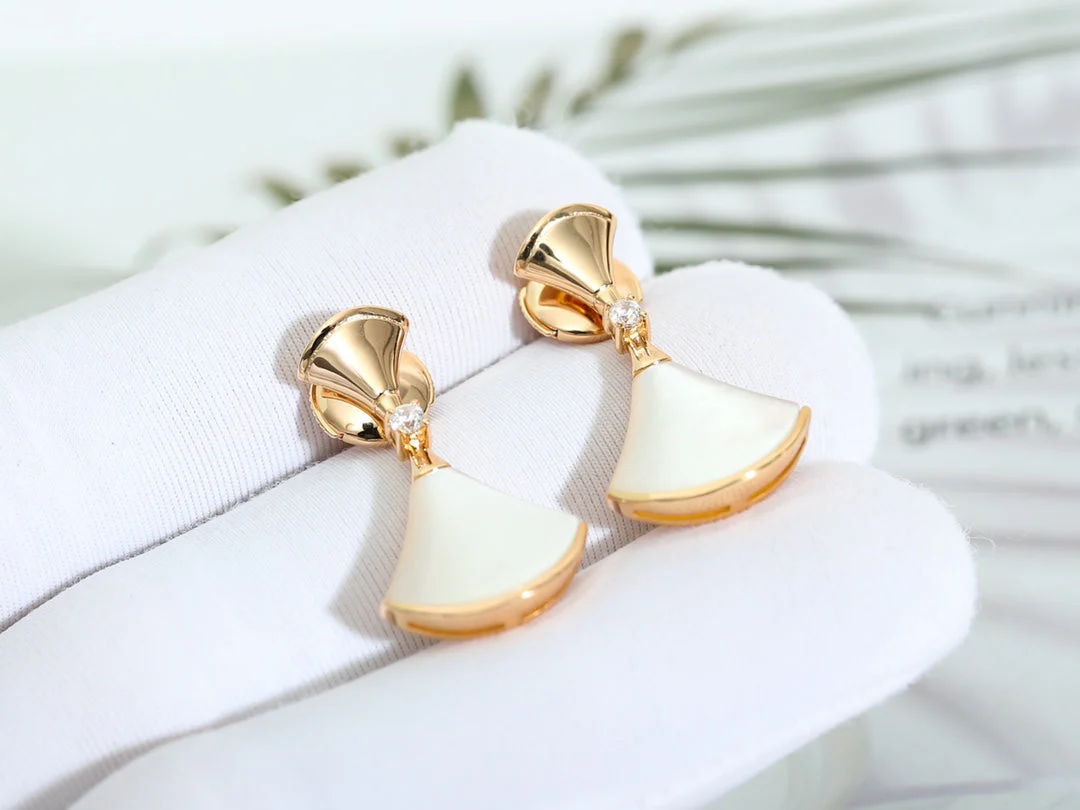 [BV]DREAM MOP PINK GOLD EARRINGS