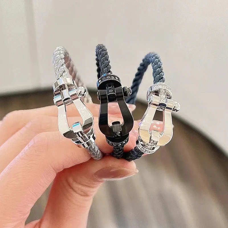 [FE]FORCE LARGE HORSESHOE NO DIAMOND BRACELET GOLD