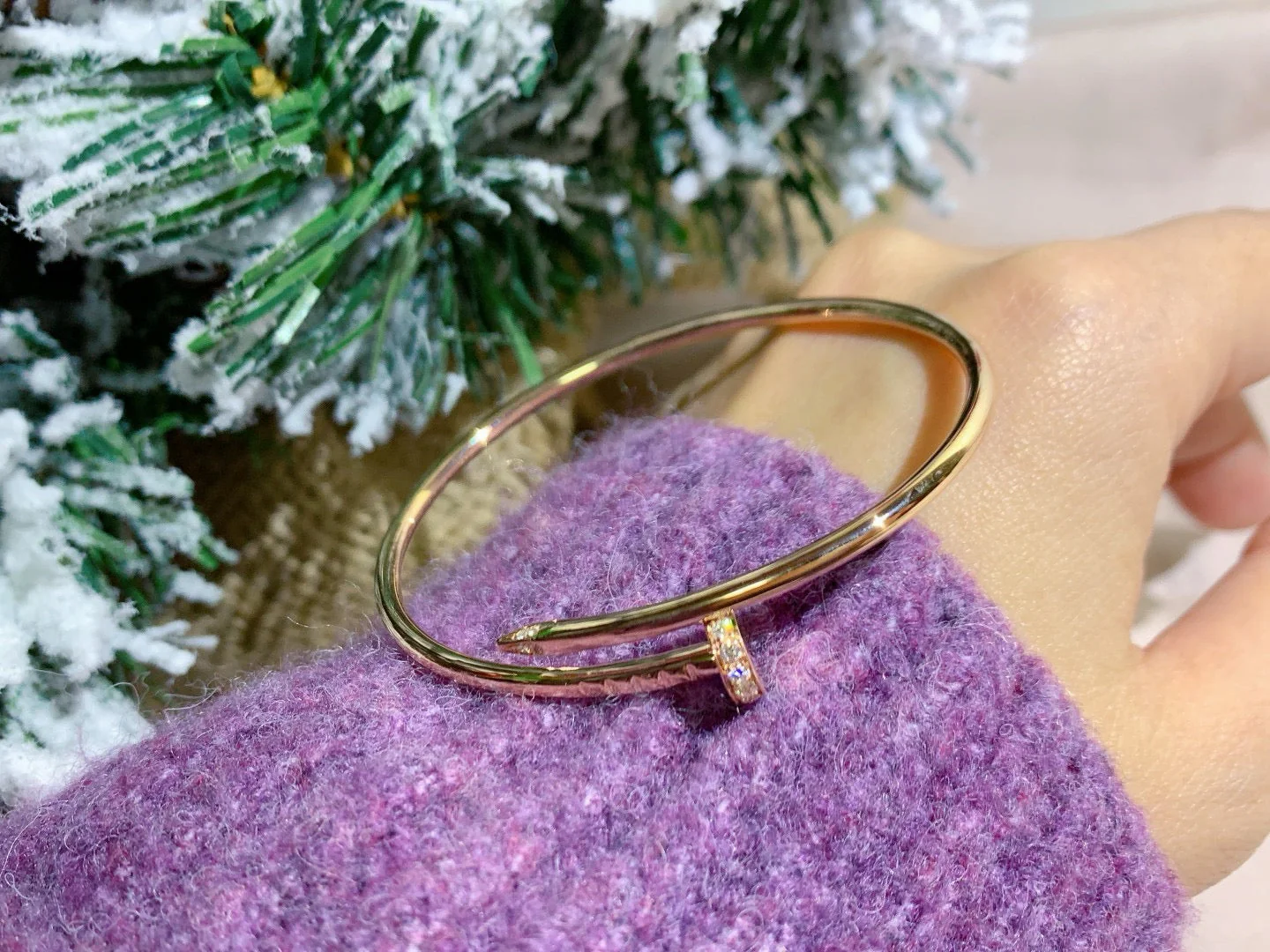 [CT]JUSTE BRACELET 2.5MM DIAMONDS