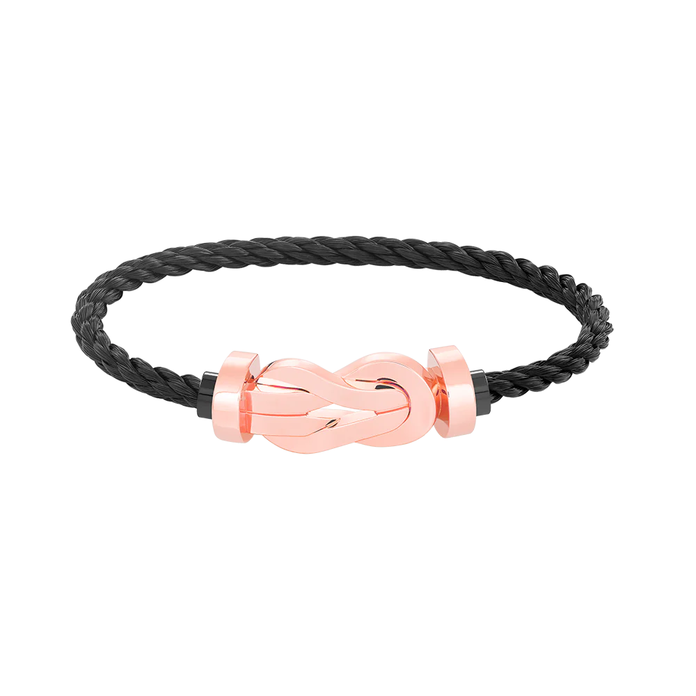 [FE]CHANCE LARGE 8 FIGURE BUCKLE NO DIAMOND BRACELET ROSE GOLD