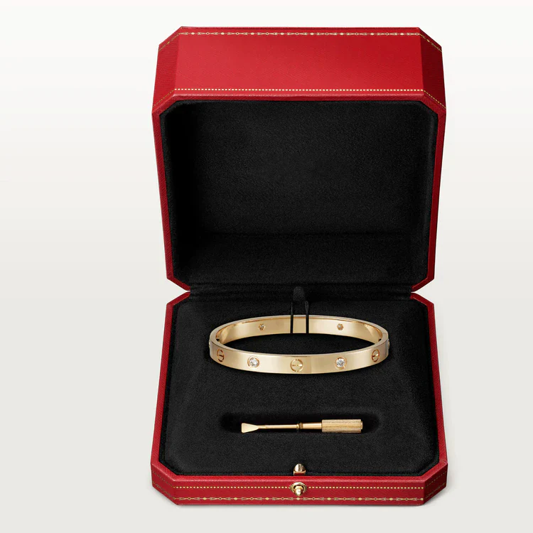 [CT]LOVE BRACELET 6.1MM 4 DIAMONDS