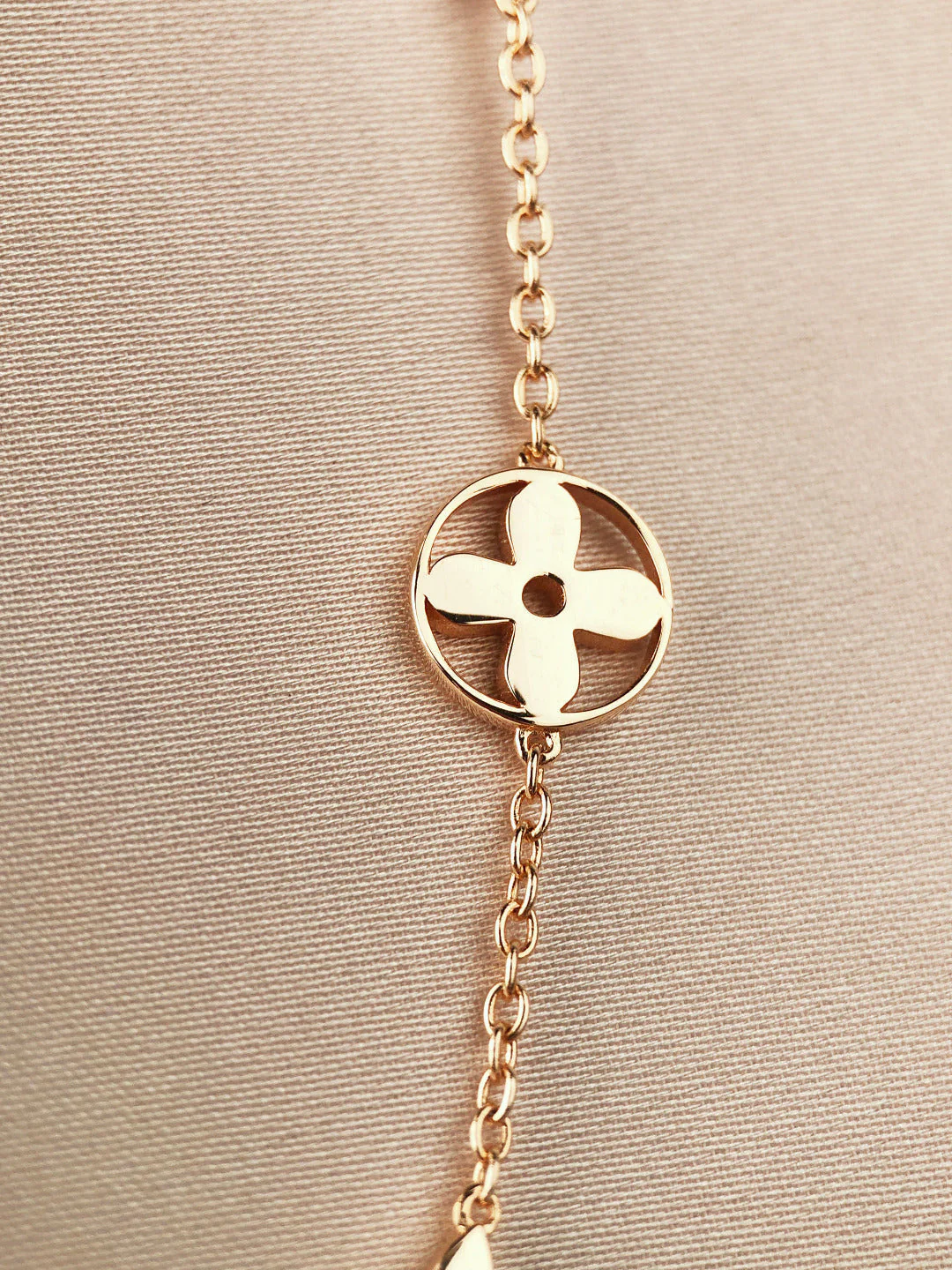 [Loui]STAR AND SUN 7 MOTIFS GOLD BRACELET