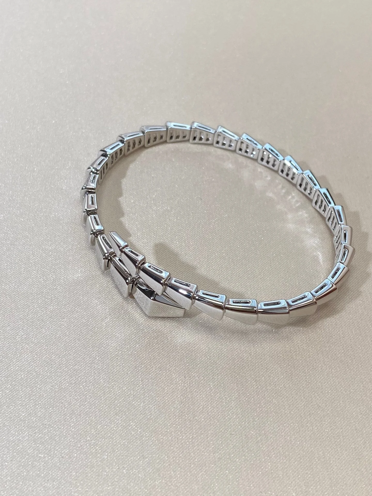 [BV]SERPENTI VIPER SILVER BRACELET