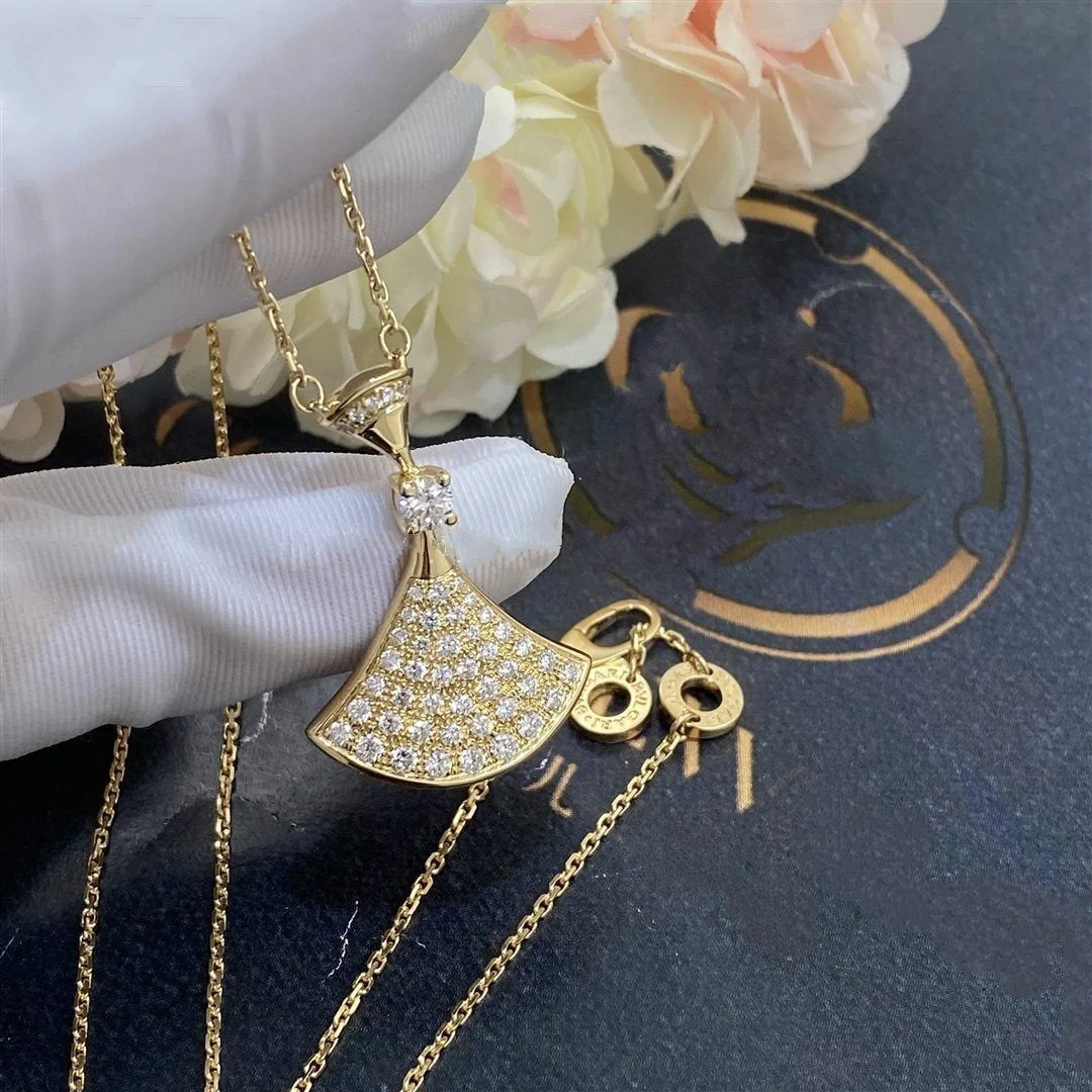 [BV]DREAM NECKLACE GOLD FULL DIAMOND