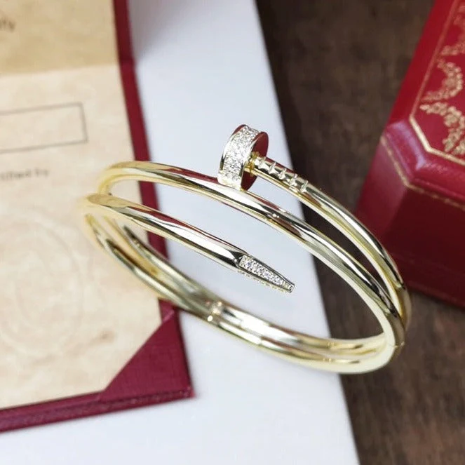 [CT]JUSTE BRACELET 3.5MM DOUBLE ROW DIAMOND