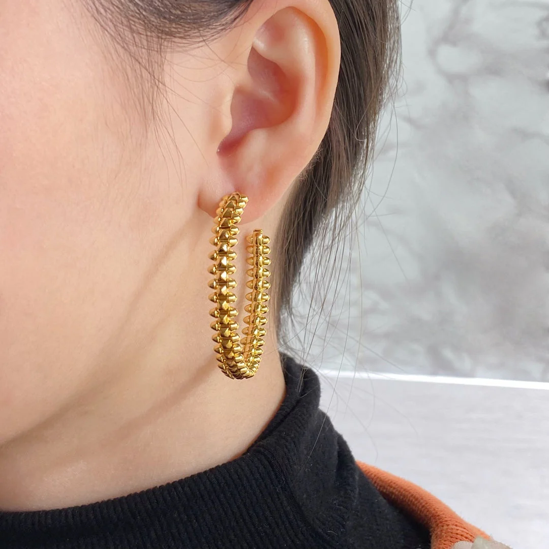 [CT]CLASH LARGE HOOP EARRINGS
