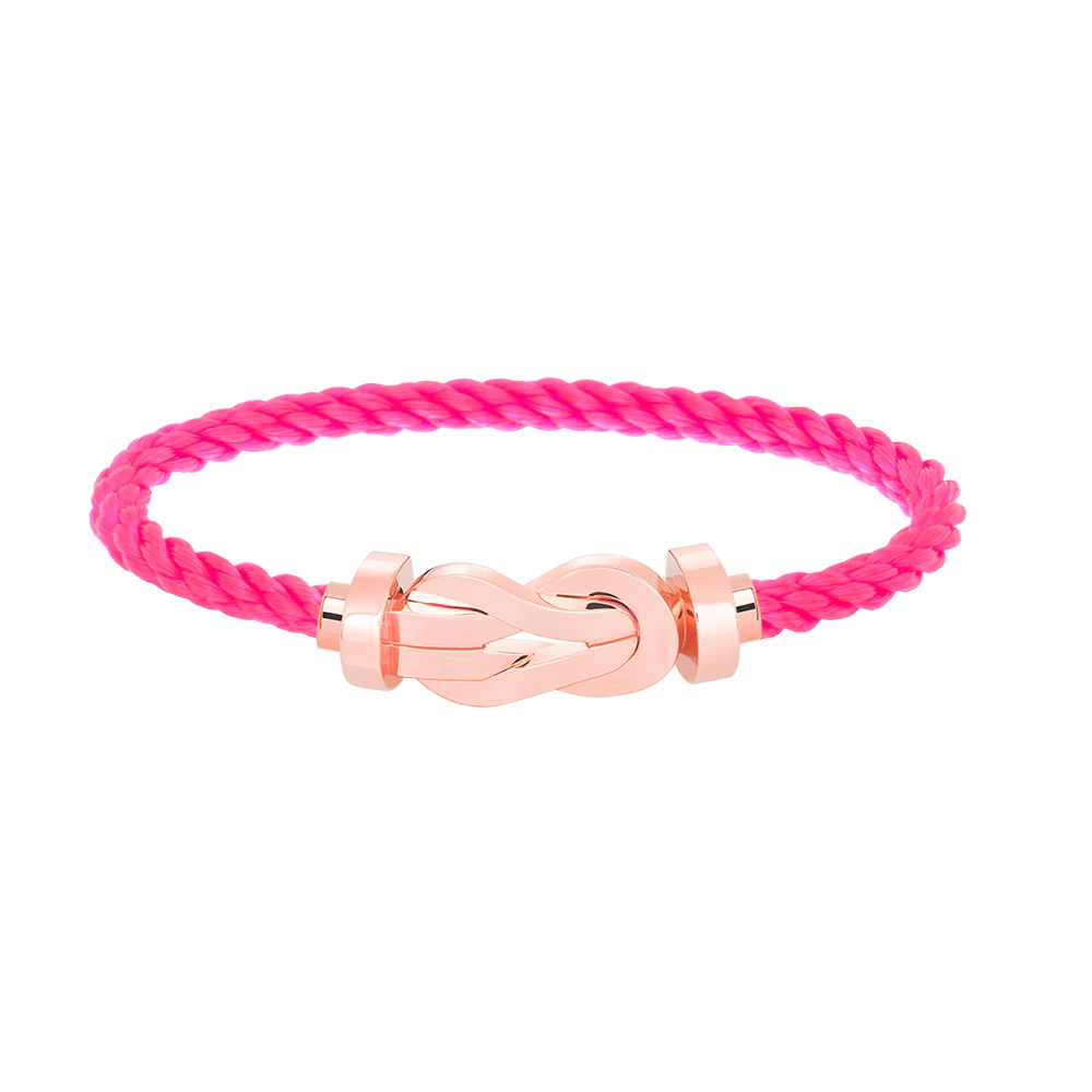 [FE]CHANCE LARGE 8 FIGURE BUCKLE NO DIAMOND BRACELET ROSE GOLD