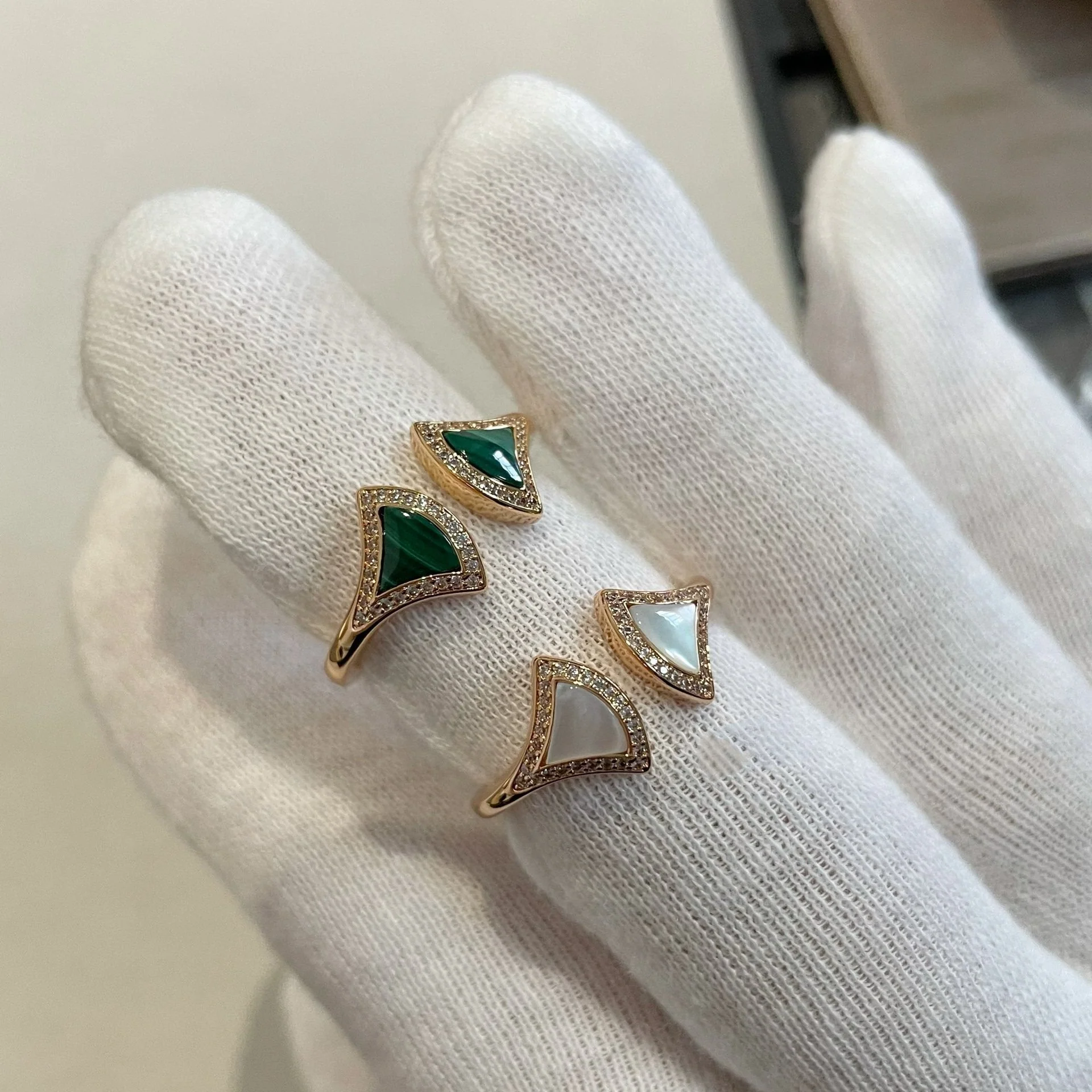 [BV]DREAM MOP DIAMOND OPEN RING