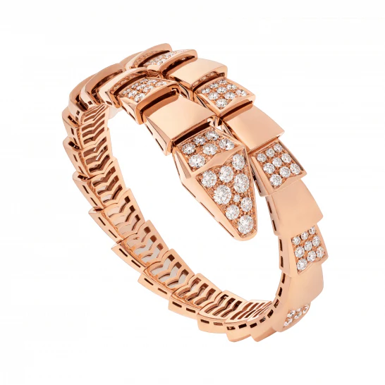 [BV]SERPENTI BRACELET PINK GOLD DIAMOND