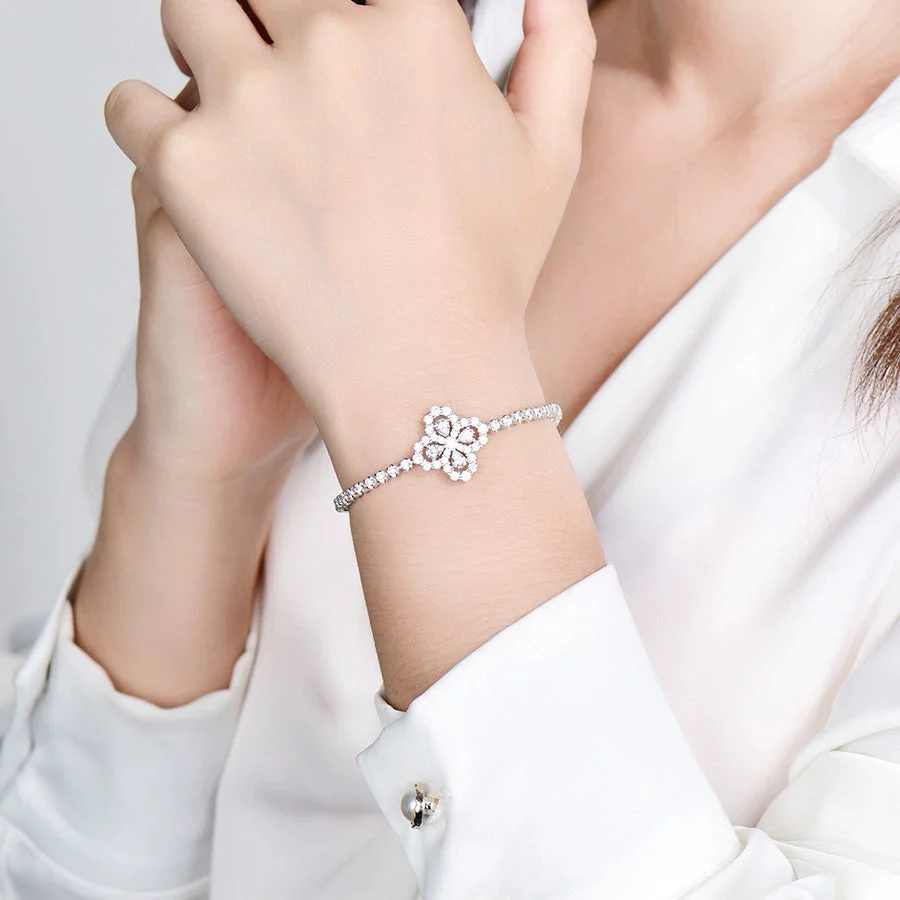 [VA]LOOP BRACELET FULL MOTIF DIAMOND 16MM