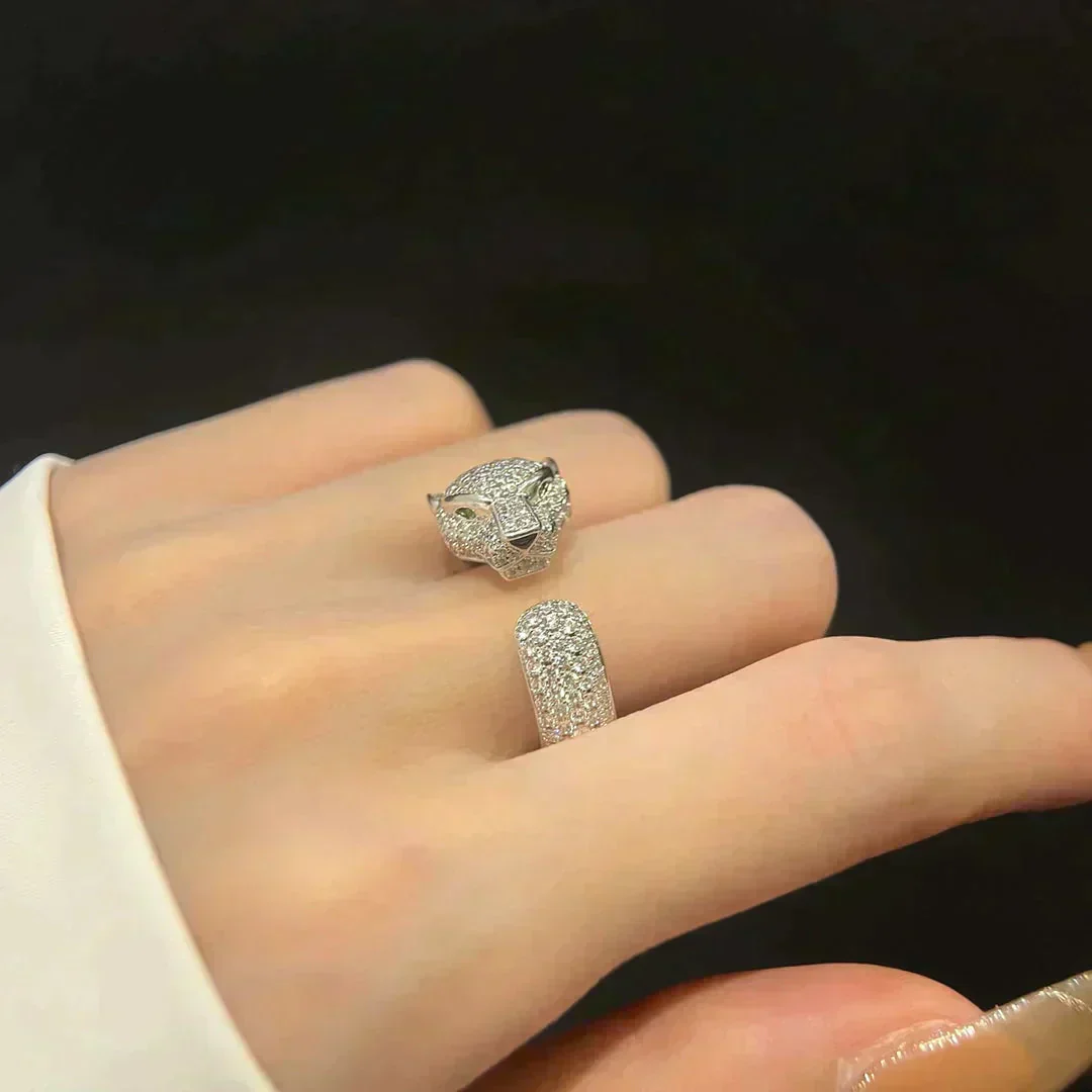 [CT]PANTHERE 5.5MM ALL DIAMOND RING
