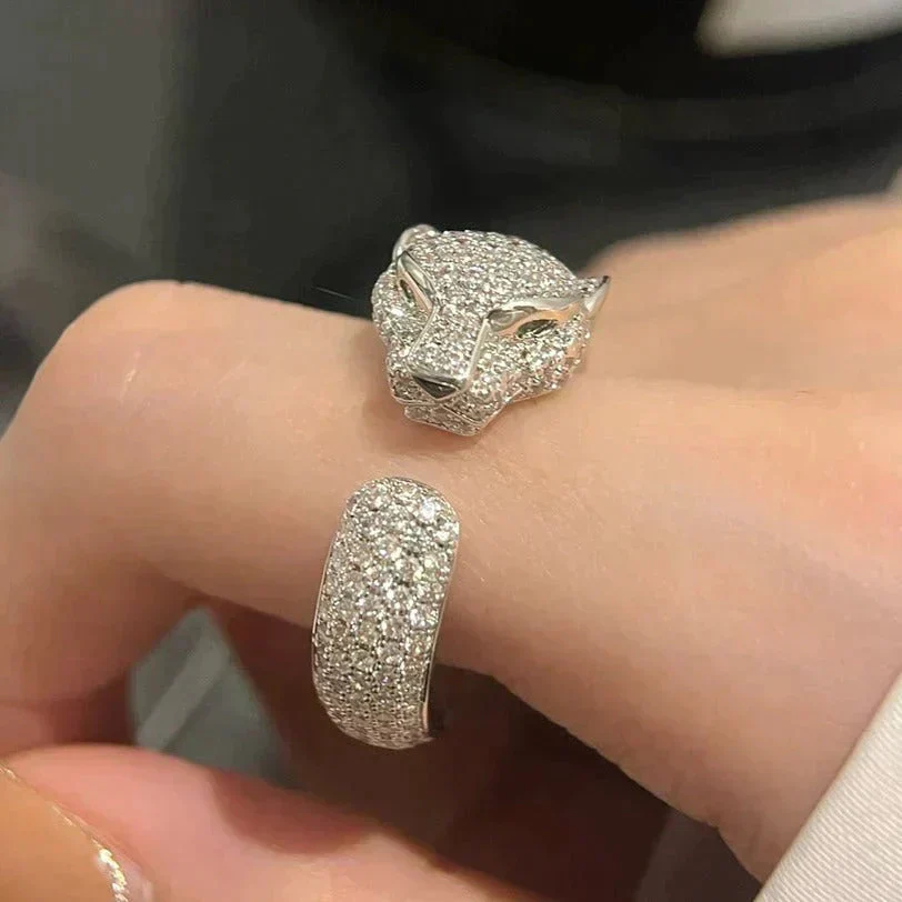 [CT]PANTHERE 5.5MM ALL DIAMOND RING