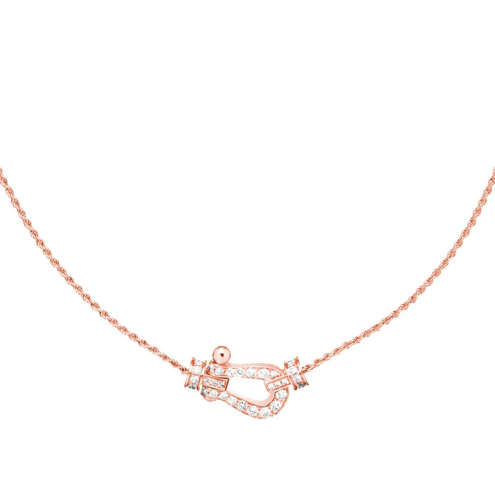 [FE]FORCE 10 PINK GOLD DIAMOND NECKLACE