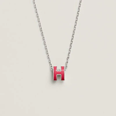 [Hmes]H NECKLACE PINK