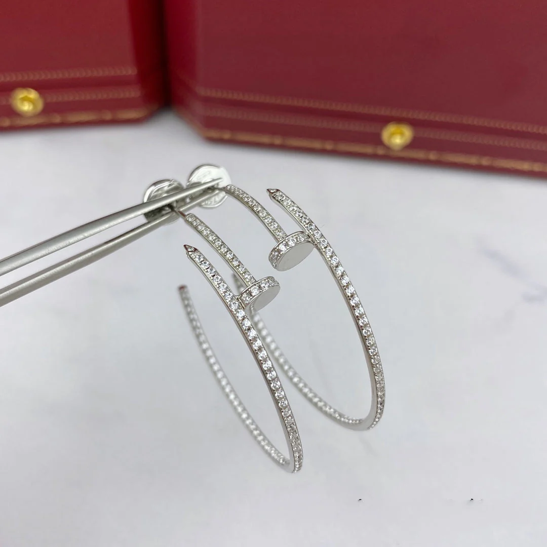 [CT]JUSTE EARRINGS FULL DIAMONDS 1.8MM