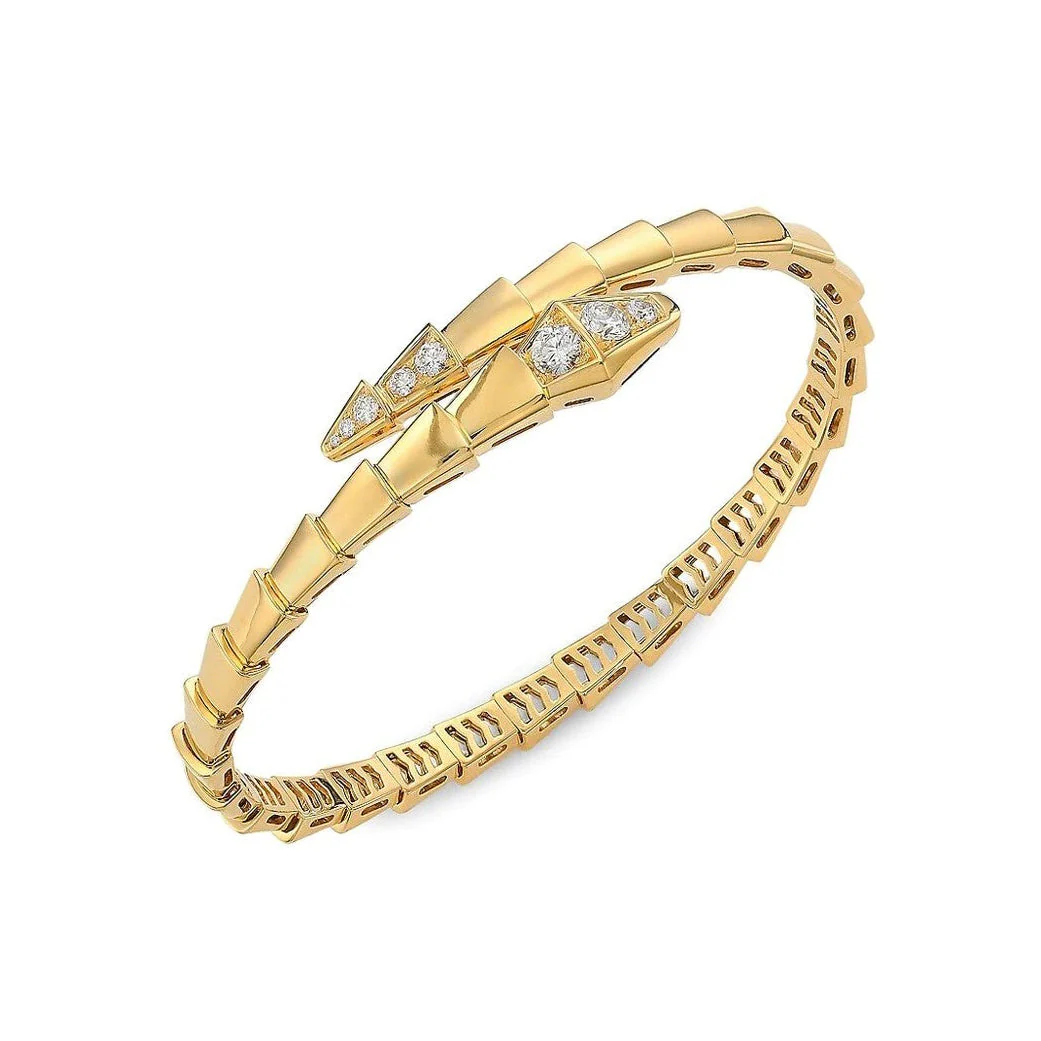 [BV]SERPENTI BRACELET DIAMONDS PINK GOLD