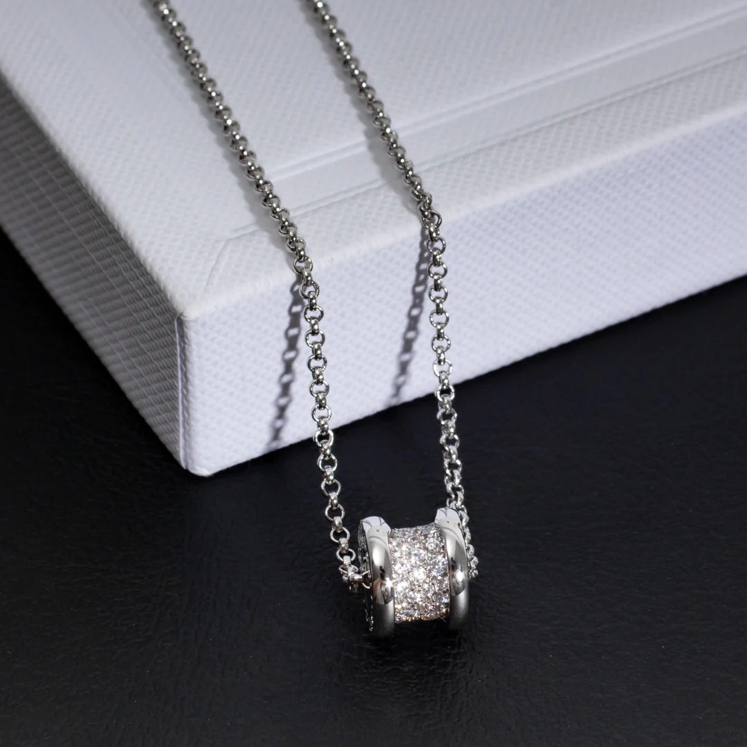 [BV]ZERO 1 SILVER DIAMOND NECKLACE
