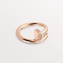 [CT]JUSTE RING 2.65MM PINK GOLD DIAMOND