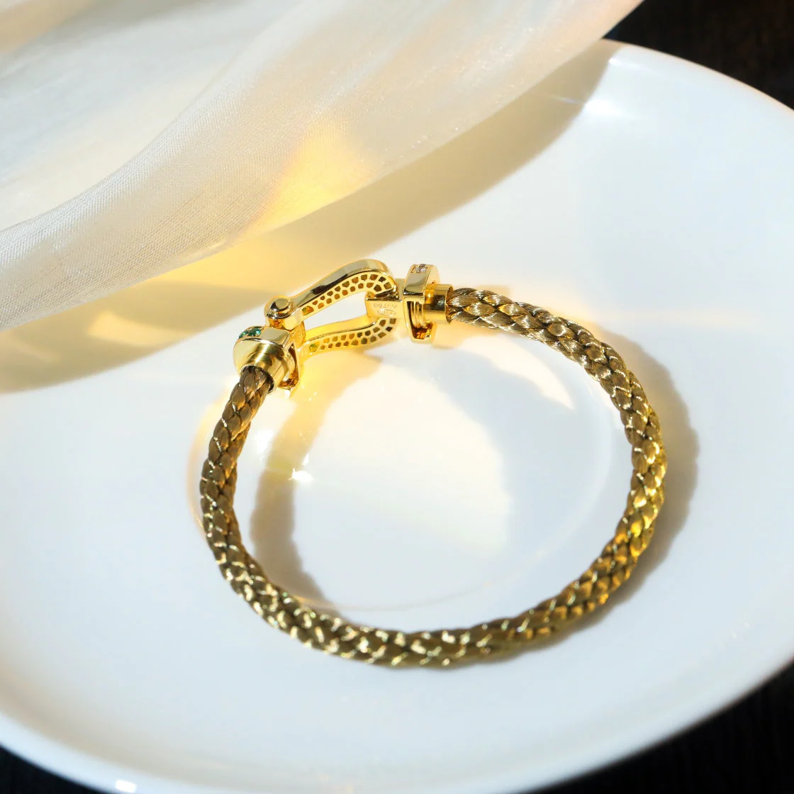 [FE]FORCE 10 GOLD GREEN DIAMOND PAVED