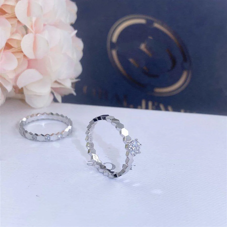[CH]BEE LOVE RING SILVER 1 DIAMOND