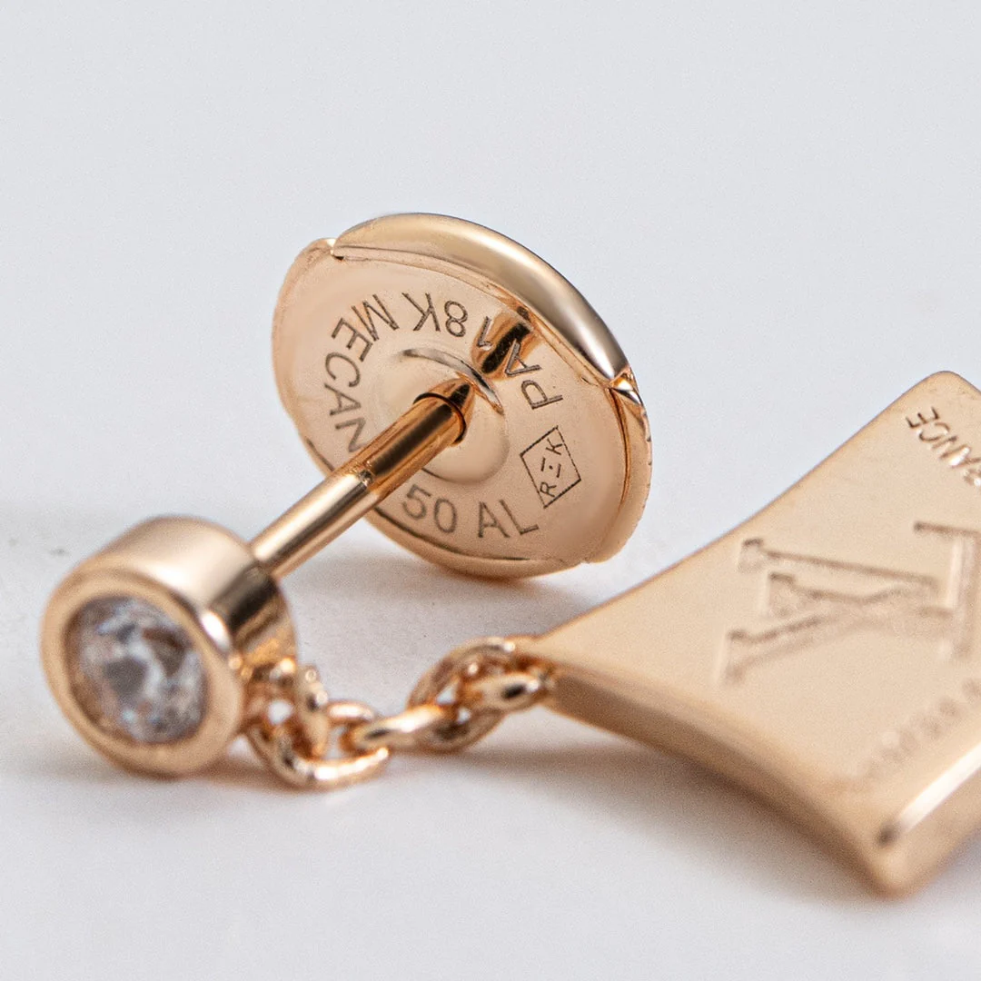 [Loui]STAR DIAMONDS EARRINGS GOLD