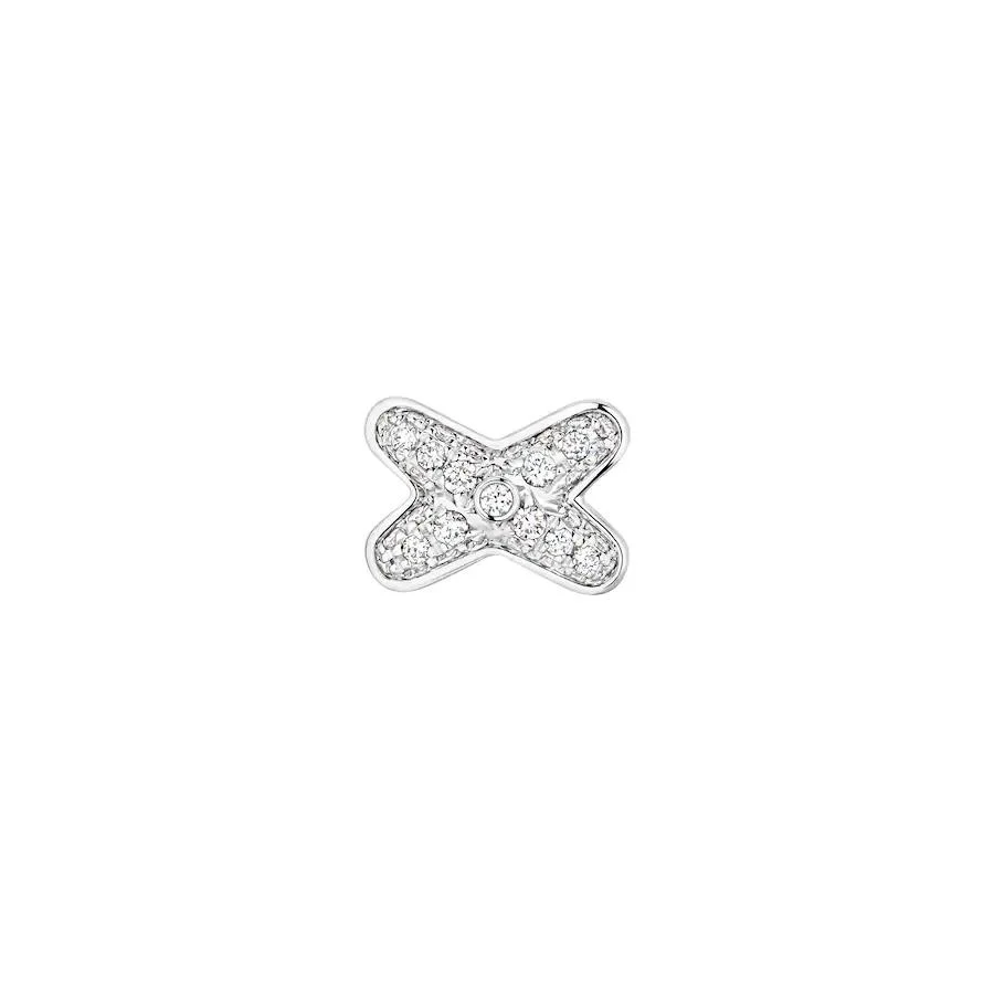 [CH]JEUX DE SILVER DIAMOND EARRINGS