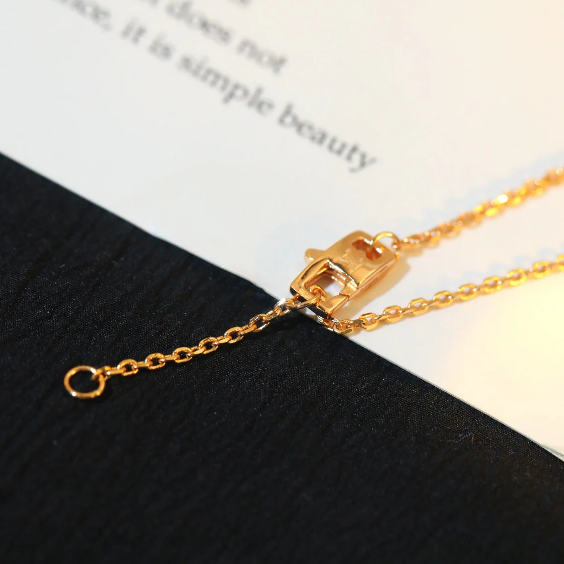[Loui]STAR AND SUN DIAMOND PINK GOLD NECKLACE