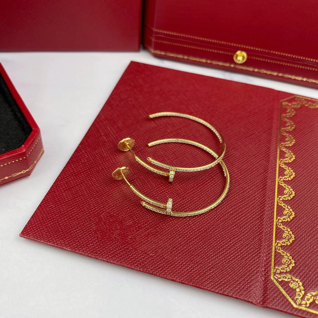 [CT]JUSTE EARRINGS FULL DIAMONDS 1.8MM