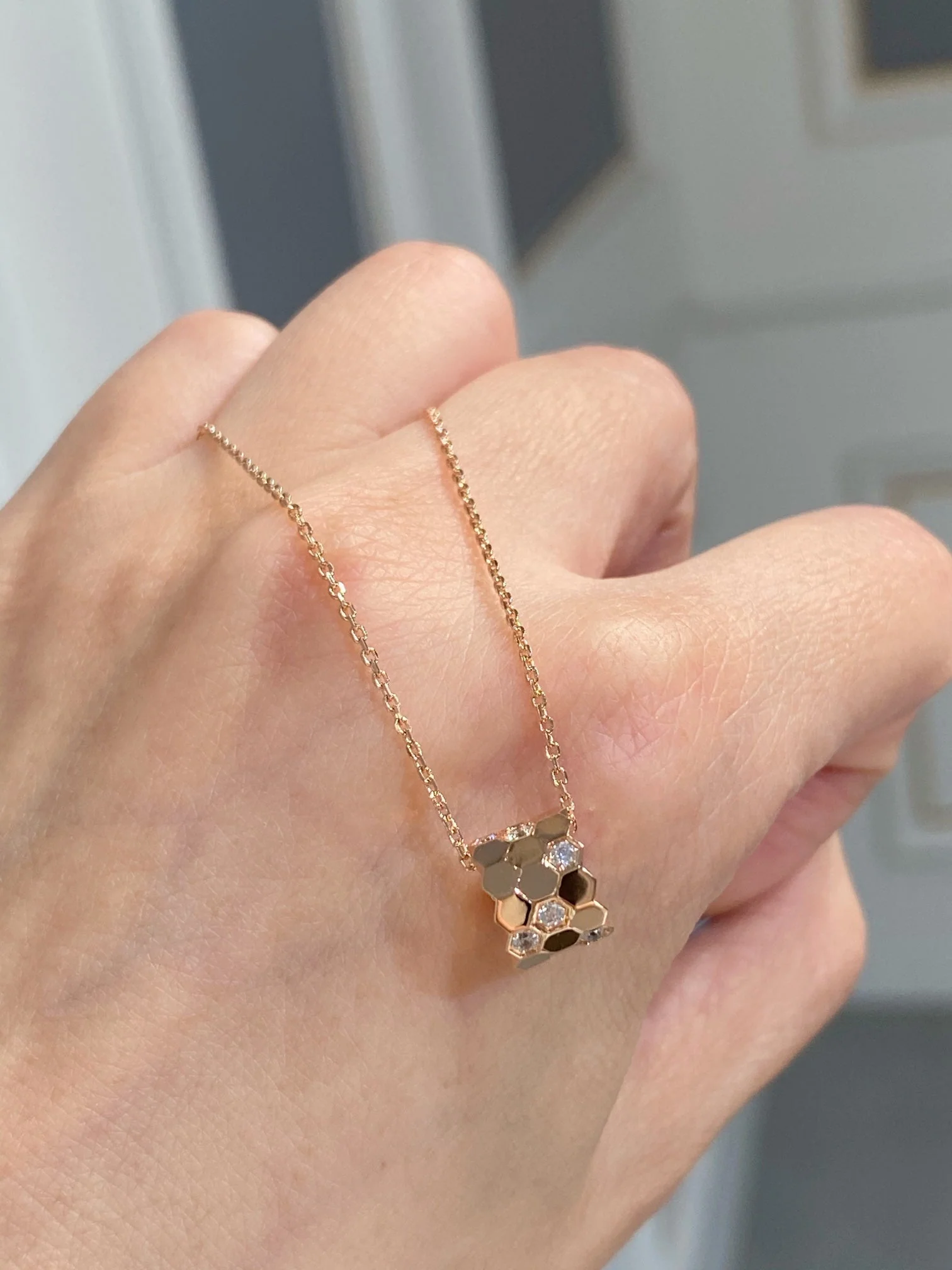 [CH]BEE LOVE DIAMOND NECKLACE