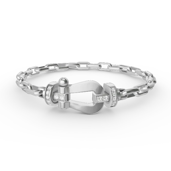 [FE]FORCE LARGE HORSESHOE CLASP  METAL BRACELET