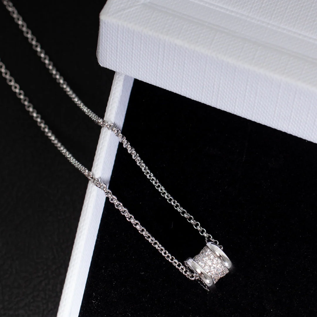 [BV]ZERO 1 SILVER DIAMOND NECKLACE