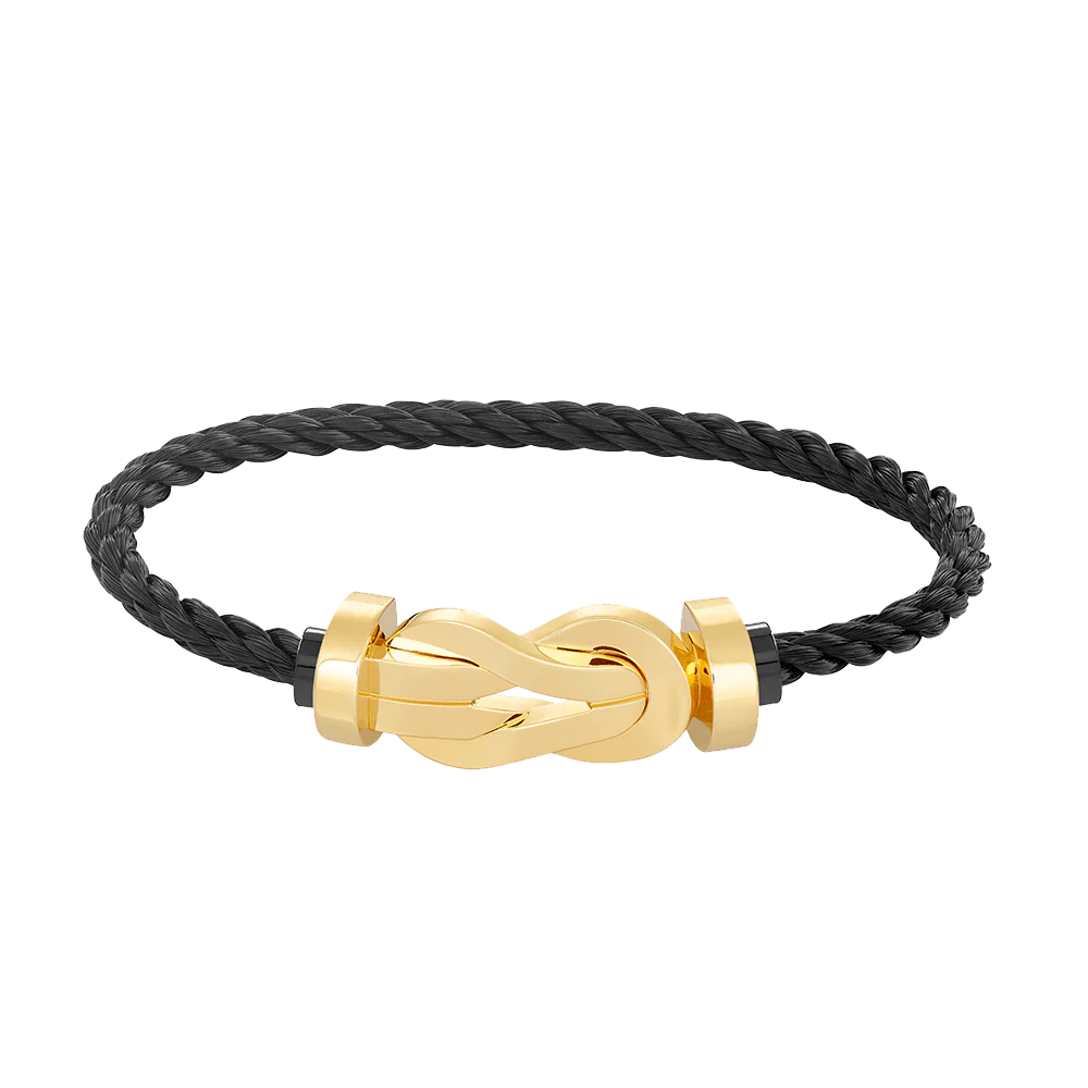 [FE]CHANCE LARGE 8 FIGURE BUCKLE NO DIAMOND BRACELET GOLD