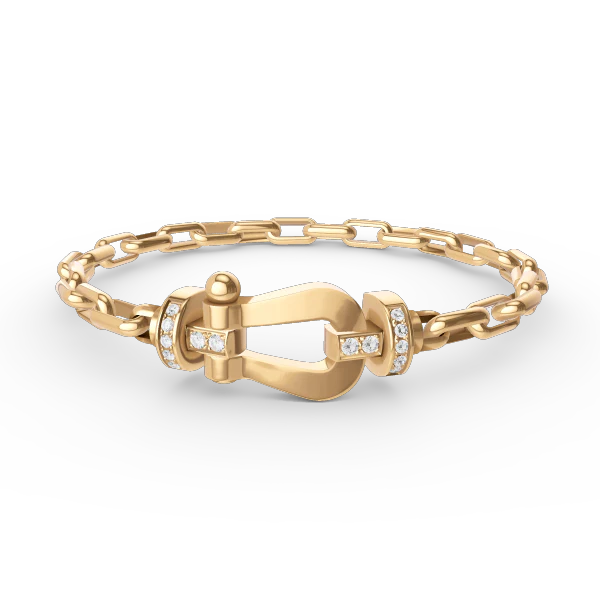 [FE]FORCE LARGE HORSESHOE CLASP  METAL BRACELET