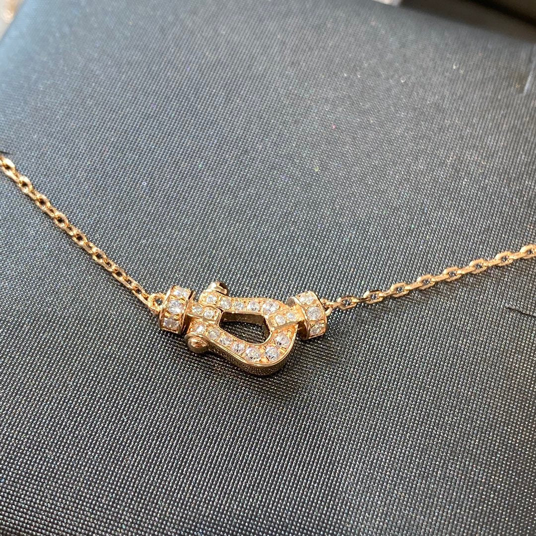 [FE]FORCE 10 DIAMOND PINK GOLD NECKLACE MINI MODEL
