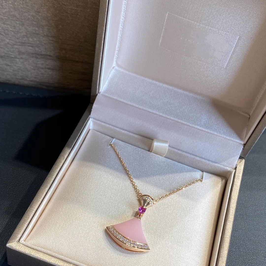 [BV]DREAM NECKLACE PINK OPAL
