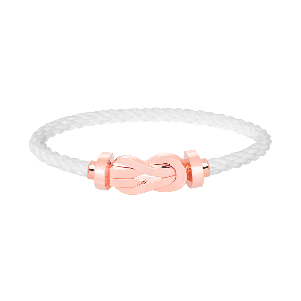 [FE]CHANCE LARGE 8 FIGURE BUCKLE NO DIAMOND BRACELET ROSE GOLD