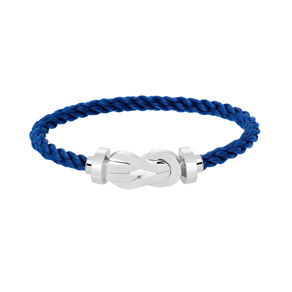 [FE]CHANCE LARGE 8 FIGURE BUCKLE NO DIAMOND BRACELET SILVER