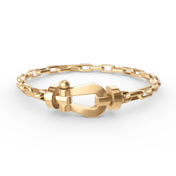[FE]FORCE LARGE HORSESHOE CLASP  METAL BRACELET
