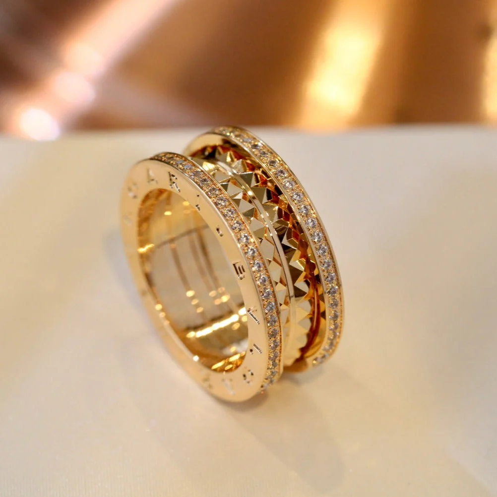 [BV]ZERO 1 GOLD DIAMOND RING