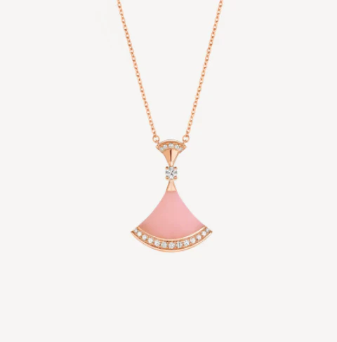 [BV]DREAM NECKLACE PINK OPAL
