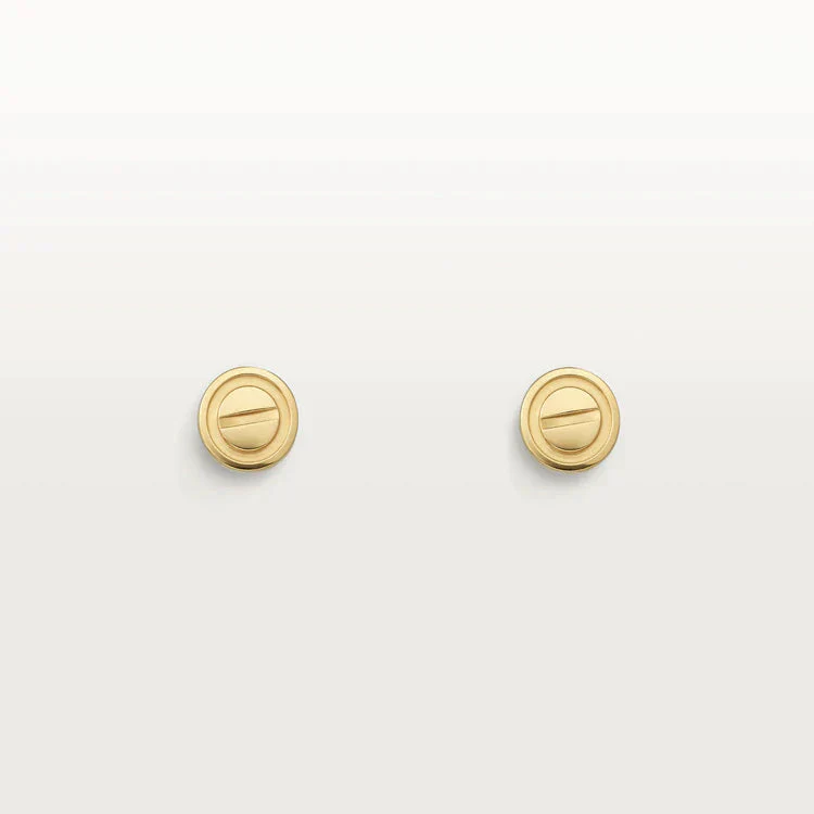 [Hmes]LOVE EARRINGS GOLD 10MM