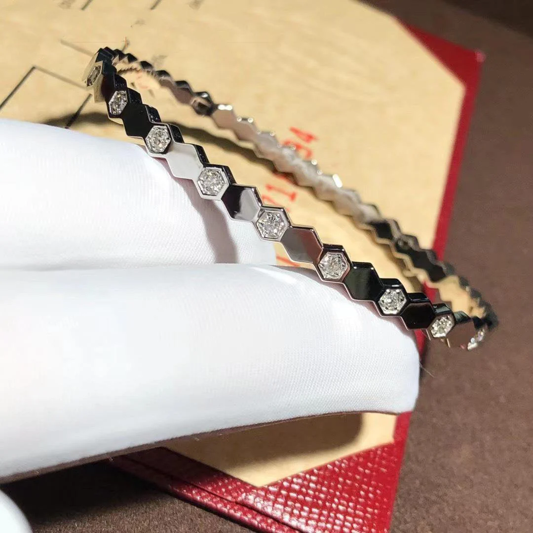 [CH]BEE LOVE SILVER DIAMOND BRACELET