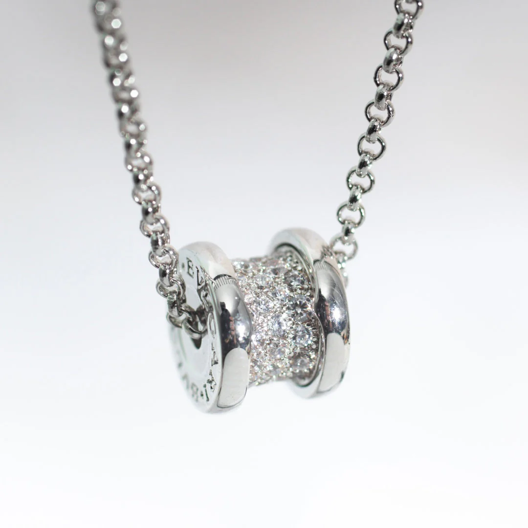 [BV]ZERO 1 SILVER DIAMOND NECKLACE
