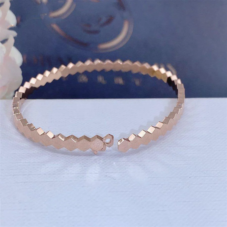 [CH]BEE LOVE PINK GOLD BRACELET