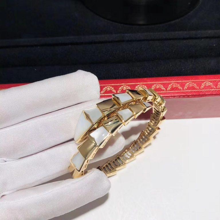 [BV]SERPENTI BRACELET MOP GOLD