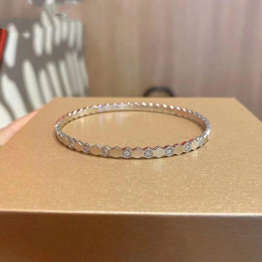 [CH]BEE LOVE SILVER DIAMOND BRACELET
